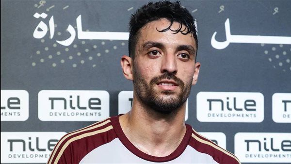 طاهر محمد رجل مباراة الأهلي وطلائع الجيش في الدوري