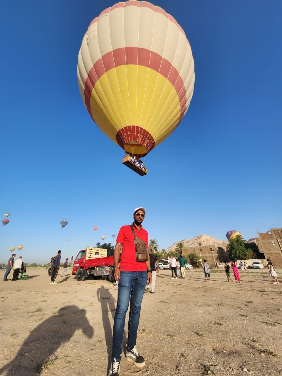 لو عاوز تطلع السماء وتشوف سحر الآثار بالأقصر جرب البالون الطائر.. فيديو