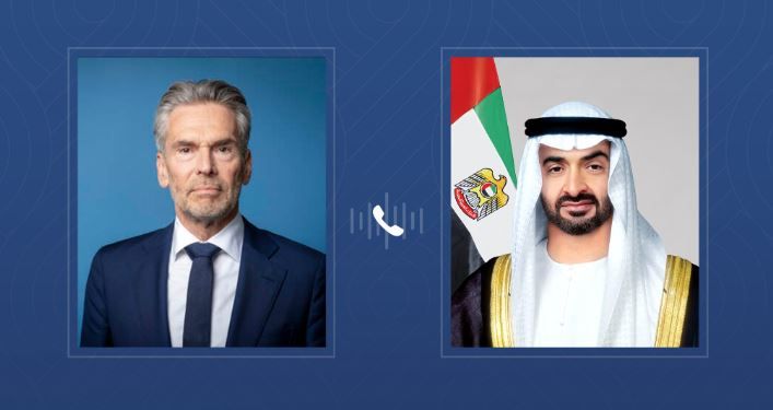 الامارات | رئيس الدولة ورئيس الوزراء الهولندي يبحثان هاتفياً علاقات التعاون والتطورات الإقليمية