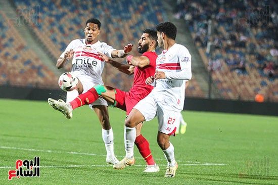 الزمالك يضغط ومودرن سبورت يحافظ على التعادل السلبى بعد 30 دقيقة