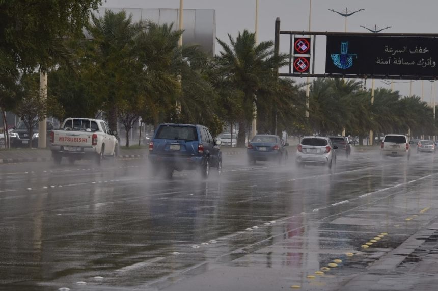 الأرصاد: أمطار رعدية على معظم مناطق المملكة هذا الأسبوع