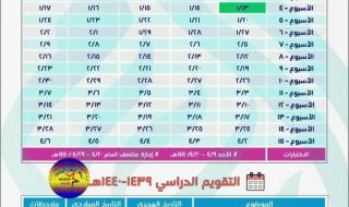 جدول التقويم الدراسي 1439/ 1440 بالسعودية|نتائج الطلاب نظام نور برقم الهوية و دوام المدارس والجامعات...