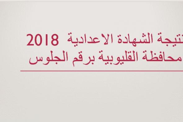 البوابة الإلكترونية رابط نتيجة الشهادة الإعدادية القليوبية 2019 برقم الجلوس نصف العام مديرية التربية...