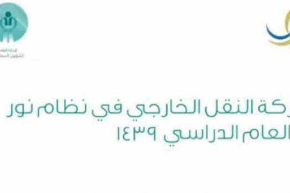 استعلام نتائج حركة النقل الخارجي 1440 للمعلمين والمعلمات عبر نظام نور برقم الهوية noor.moe.gov.sa