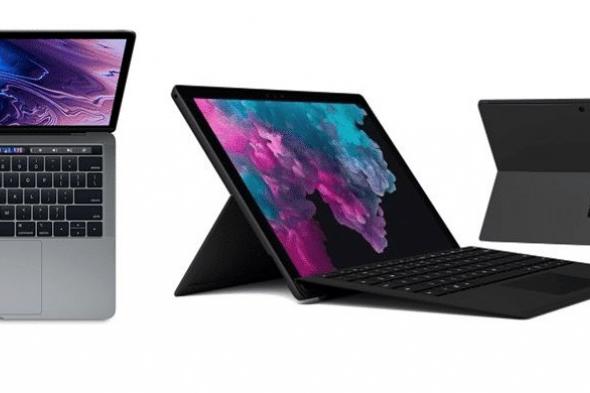 مقارنة شاملة بين حاسوب MacBook Pro وحاسوب Surface Pro 6