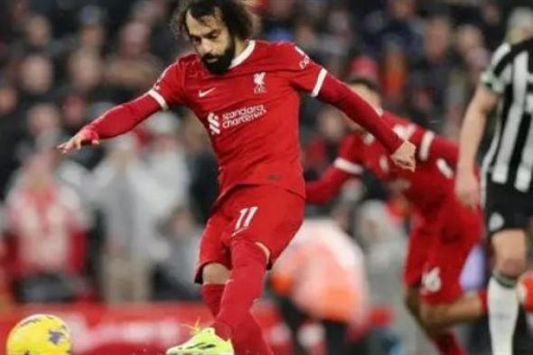 محمد صلاح يسجل هدف التقدم لليفربول في شباك نيوكاسل