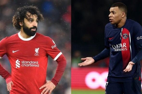 قد يجد نفسه وحيدا .. مبابي بديلا لمحمد صلاح في ليفربول