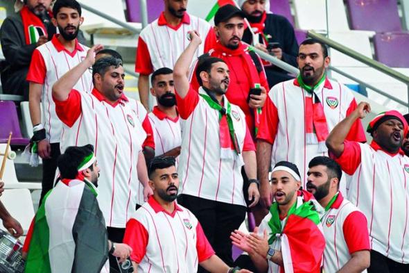 الامارات | مشجعون: ننتظر زحف الجمهور براً وجواً لدعم الأبيض أمام فلسطين