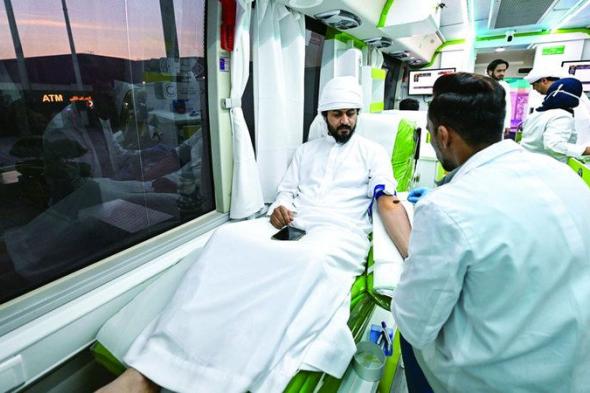 الامارات | «دمي لوطني» تجمع 405 وحدات دم من زوار القرية العالمية