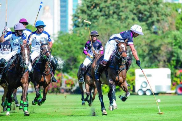 الامارات | ميثاء بنت محمد  تقود فريق الإمارات أمام الحبتور في «فضية البولو»