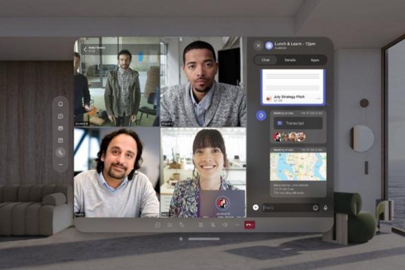 تكنولوجيا: نظارة Vision Pro من أبل سيكون بها تطبيقات Teams و Word و Excel وغيرها من تطبيقات Microsoft 365 عند الإطلاق