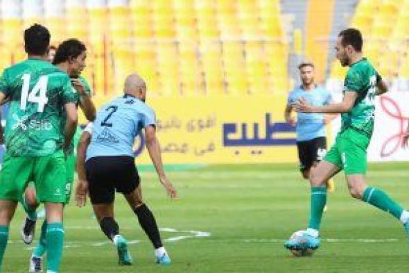 الشوط الأول..المصرى يتقدم على بيراميدز بهدف في كأس الرابطة تحت الأمطار