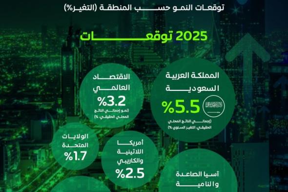 "النقد الدولي": الاقتصاد السعودي أكثر إيجابية والنمو المتوقع 5.5% في 2025