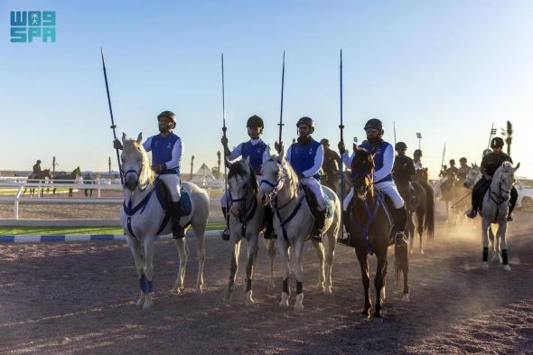 السعودية | انطلاق بطولة التقاط الأوتاد في أكاديمية الخيل العربية الأصيلة بمركز إمباري