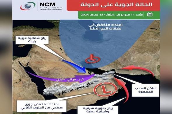 الامارات | طقس الإمارات.. أمطار غزيرة وانخفاض في درجات الحرارة من الأحد إلى الثلاثاء