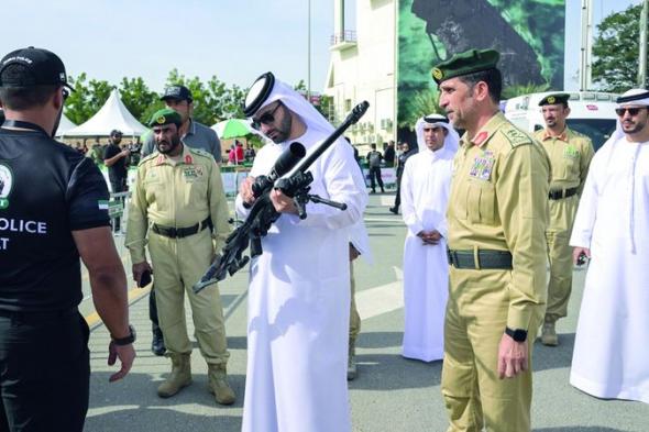 الامارات | منصور بن محمد يشهد منافسات تحدي الإمارات للفرق التكتيكية