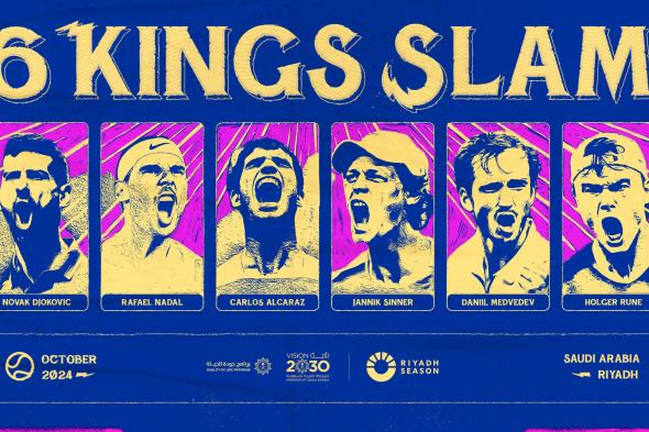 معالي المستشار تركي آل الشيخ يعلن استضافة “موسم الرياض” بطولة جديدة للتنس 6 Kings Slam””