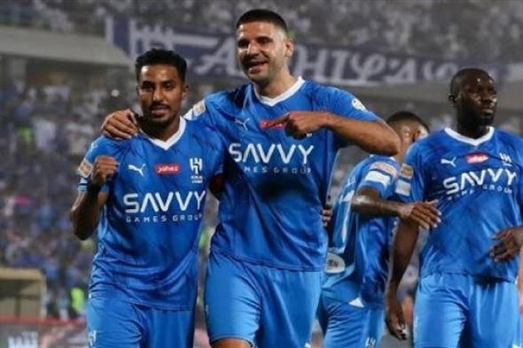 الهلال يتقدم بهدفين في الشوط الاول على النصر