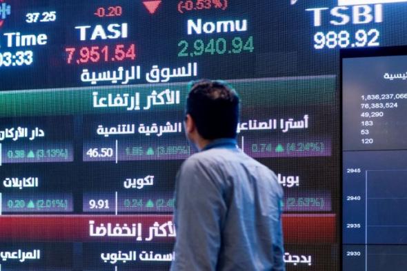 مؤشر سوق الأسهم السعودية يغلق مرتفعا 0.1% اليوم الأحد