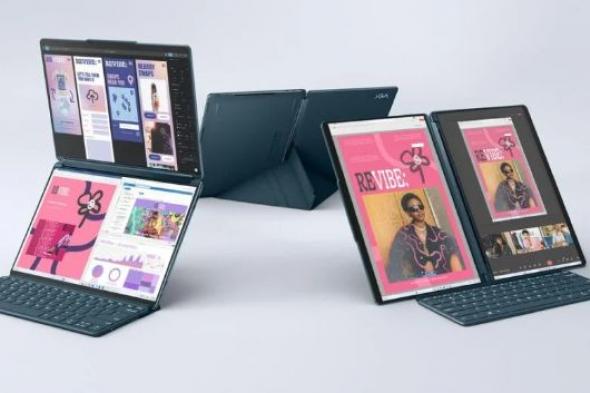 تكنولوجيا: لينوفو تطلق جهاز YOGA Book 9i (2024) بشاشة مزدوجة وسعر يبدأ من 1980 دولار