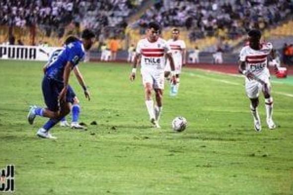 الزمالك ينهى الشوط الأول متقدمًا على أبو سليم 1 / 0 بالكونفدرالية.. وإصابة زيزو