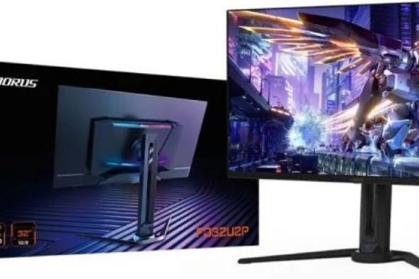 تكنولوجيا: Gigabyte تطلق شاشات الألعاب AORUS FO27Q3 وFO32U2 QD-OLED