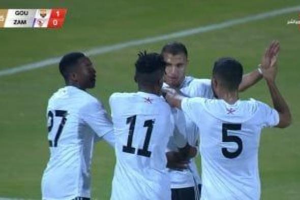 الجونة يتقدم على الزمالك بهدف بعد مرور 30 دقيقة