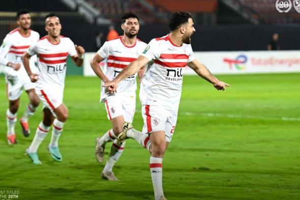 فيوتشر ينهي الشوط الأول متقدمًا بهدف أمام الزمالك في الكونفدرالية