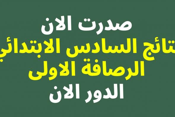 هنا pdf: نتائج السادس الابتدائي 2024 الرصافة 1 و2 و3 الدور الاول موقع نتائجنا