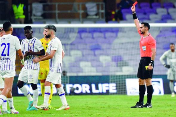 الامارات | أحمد سالم والهرمودي أكثر قضاة الملاعب إدارة لمباريات الدوري