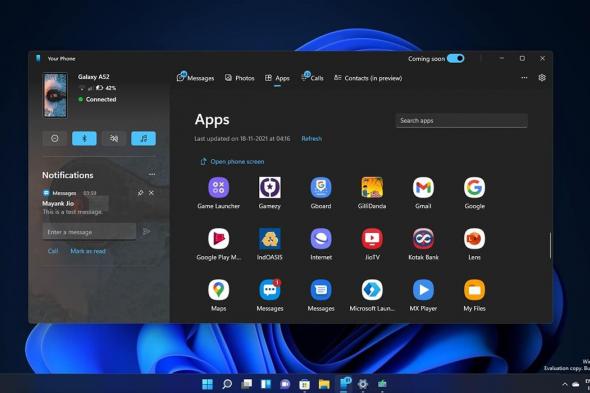 تكنولوجيا: Copilot يتيح لمستخدمي Windows 11 إدارة هواتف الأندوريد الآن!