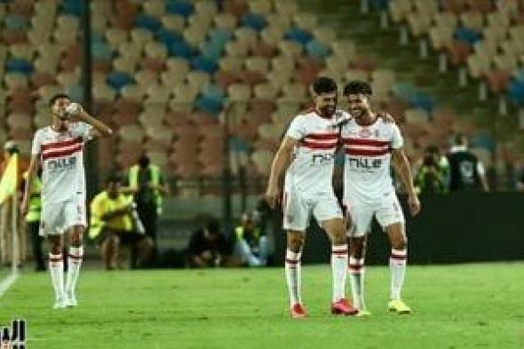 مصطفى شلبى يسجل الهدف الأول للزمالك فى شباك بيراميدز.. صور