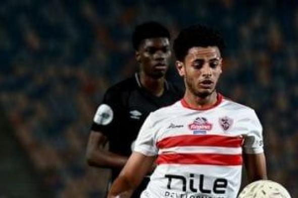 محمد عاطف رجل مباراة الزمالك وزد بدورى nile