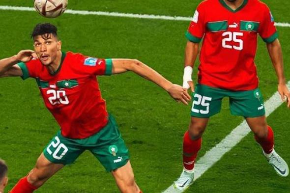 اصابة أشرف داري مع منتخب المغرب في مباراة ليسوتو بتصفيات أمم أفريقيا