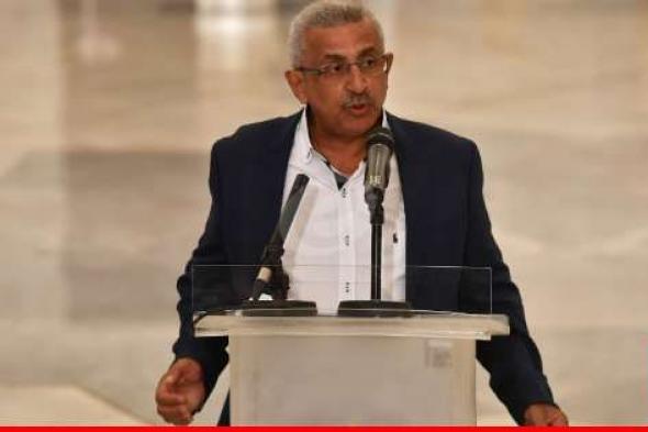 اسامة سعد: الجيش هو العماد الأساسي للسياسة الدفاعية مع الاستفادة من الخبرات المتراكمة لشعبنا والمقاومات الوطنية