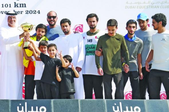 الامارات | إبراهيم الشامسي يظفر بكأس الوصل للقدرة في سيح السلم