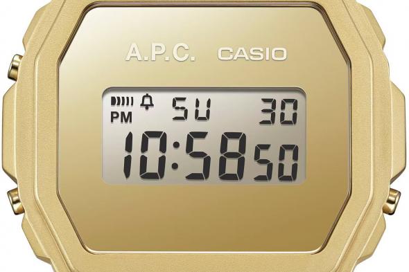 تكنولوجيا: Casio و A.P.C تطلقان ساعات جديدة بتصميم مستوحى من السبعينيات