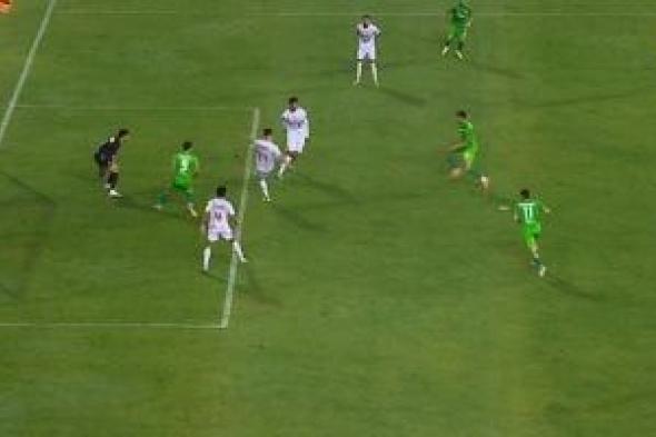 المصرى البورسعيدى ينهى الشوط الأول متقدما على الزمالك بهدف فى الوقت القاتل