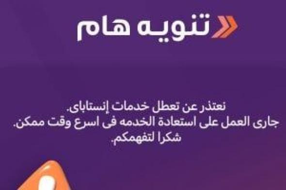 تعطل تطبيق "إنستاباى" للتحويل.. ومصدر: جارى العمل على استئناف الخدمة